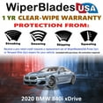 thumbnail image 2 of 2020 BMW 840i xDrive Beam Wiper Blades Wipers w/1yr Warranty (Set of 2), 2 of 5