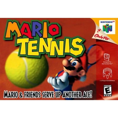 N64 Game US Version of Maro Tennis