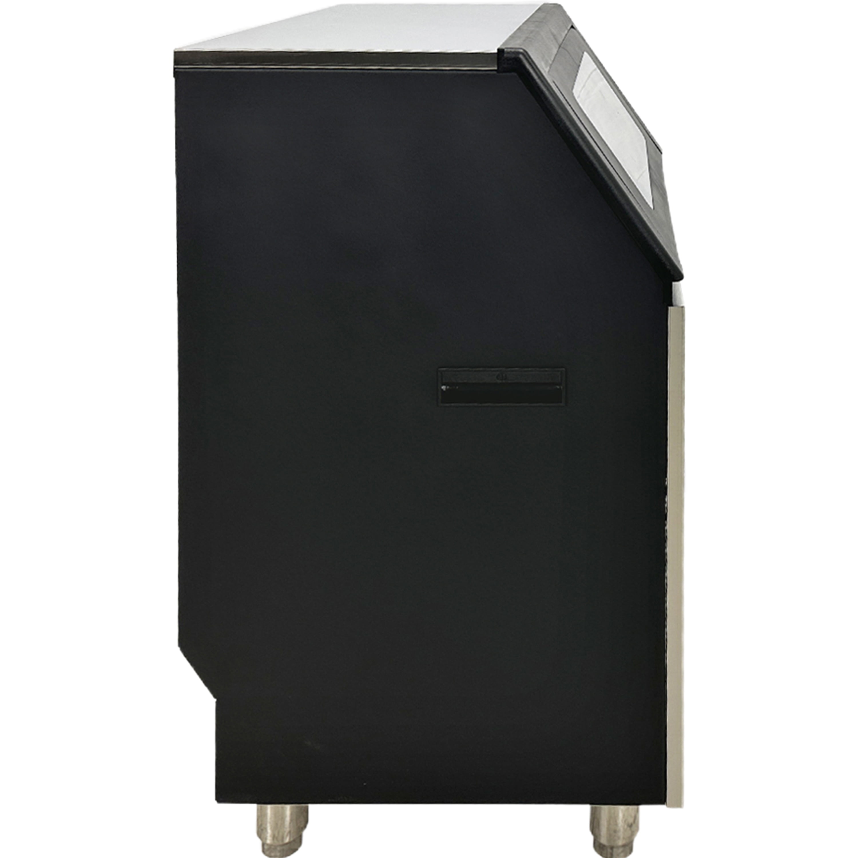 NSF Commercial Ice Maker 198lbs/24h, Commercial Ice Machine 55lbs Storage Bin, Under Counter Ice Maker Machine for Bar, Coffee Shop