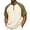 Beige, variant on Mens Golf Baseball Pullover Waterproof Workout Cage Jacket Weather Resistant Short Sleeve 1/4 Zip Athletic Shirt, L