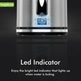 thumbnail image 2 of LONGDEEM Electric Kettle, 1.7L Stainless Steel, 1500W, Auto Shutoff, Boil-Dry Protection, Silver, New, 2 of 7