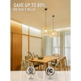 thumbnail image 5 of 42 Pack A19 LED Light Bulbs 60W Equivalent, UL Listed, Dimmable, E26 Standard Base, Flicker Free, 5 of 7