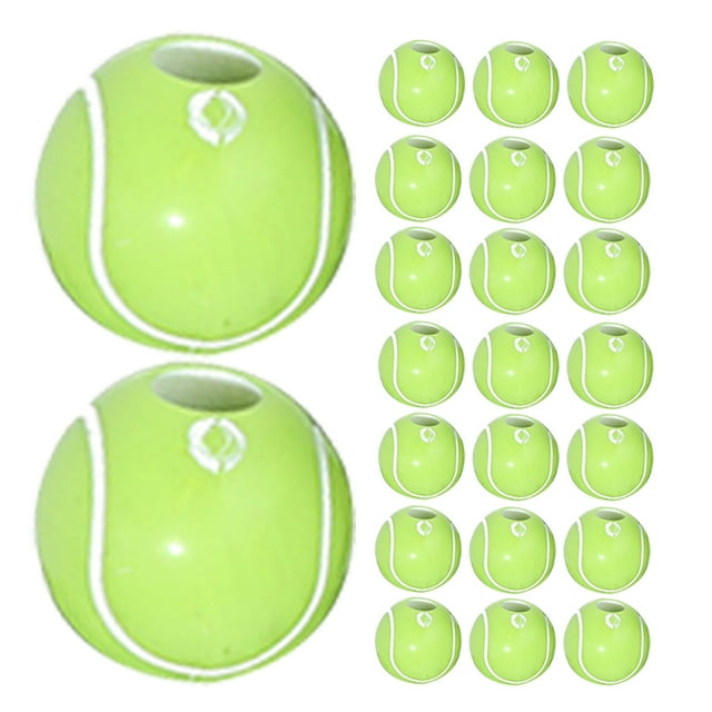 ColoMX 50 Uds. De cuentas de pelota de tenis, cuentas de joyería DIY, cuentas sueltas con temática deportiva, decoraciones de cuentas espaciadoras deportivas