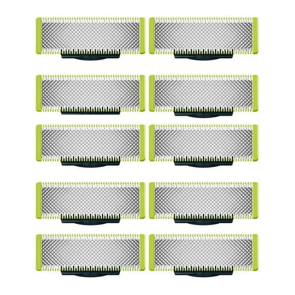 10 Replacement Blades For Philips Oneblade Shaver