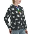 thumbnail image 2 of KLL Turtle for Womens Pullover Hoodie with Pocket Hooded Long Sleeve Shirts Sweatshirt for Women-Large, 2 of 7