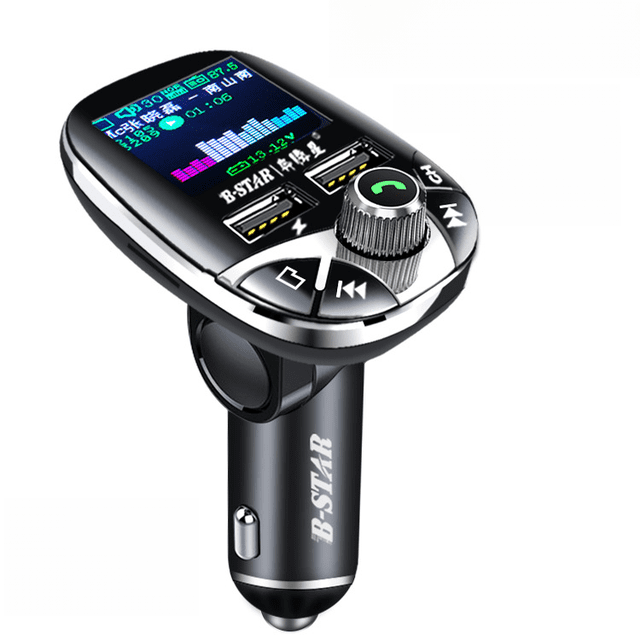 Reproductor de MP3 para coche C37 con pantalla a color, sin mando a distancia, receptor Bluetooth, llamada para coche, carga rápida MP3
