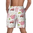 thumbnail image 2 of Lsque Mens Swim Trunks Cow And Pig Pattern - Bathing Suit Compression Liner - Beach Swim Shorts Swimwear - (S-3XL) - Stretch Quick Dry -Medium, 2 of 9