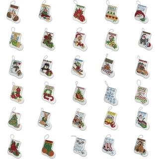 Dimensions Santa's Sidecar Stocking Counted Cross Stitch Kit, 13 x 20, 14- Count 