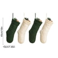 thumbnail image 3 of Dalxymotic Christmas Stocking, Cable Knit Xmas Stocking With Thick Cuff, Classic Large Hanging Christmas Sock, Christmas Decorations Indoor Outdoor for Tree, Fireplace, Mantel, Wall, 3 of 6