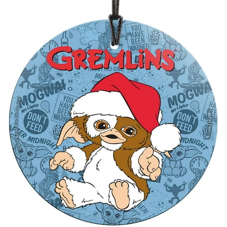 Tree Stripe - Gremlins Gizmo Glass Christmas Tree Ornament - Mogwai Gizmo Stripe Mohawk