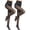 Black, variant on Women's Transparent Black Silk White Pantyhose Tights Fishnets for Women