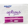 Equate Options Incontinence Pads for Women, Maximum Strength, Regular Length, 14 Ct