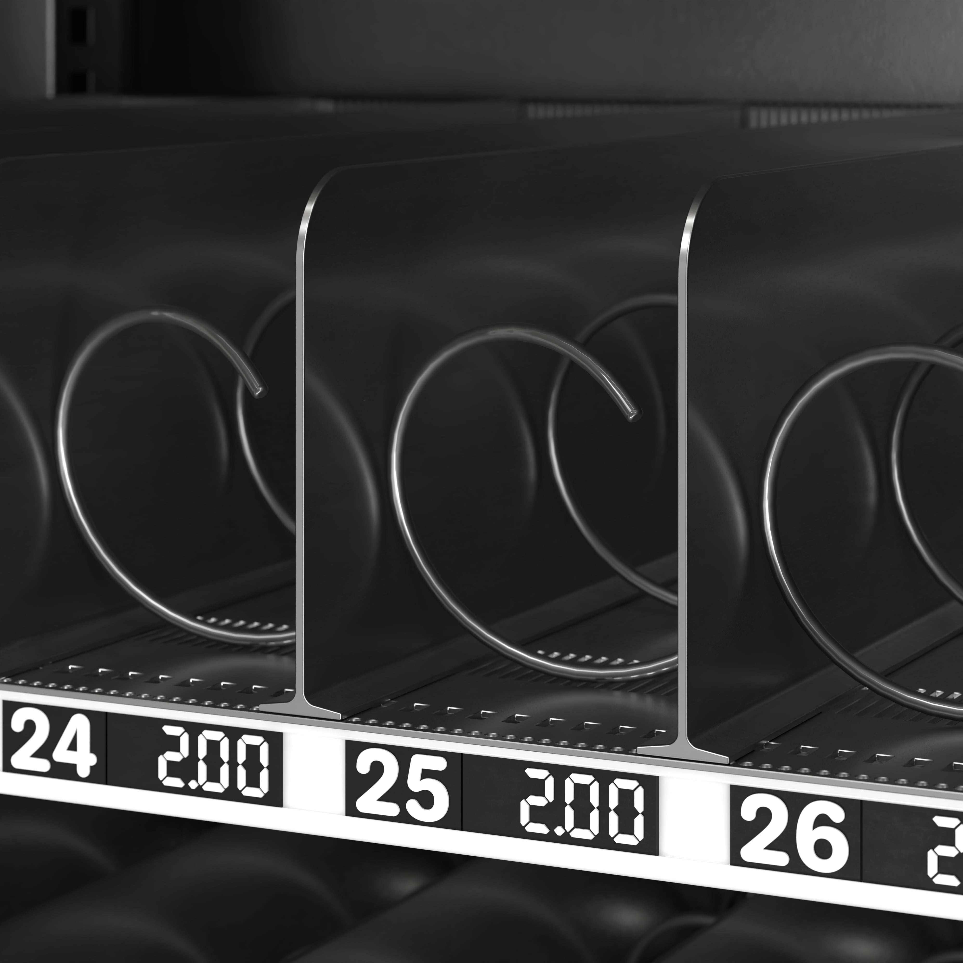 Refrigerated Snack Vending Machine In Black With 66 Slots and 21.5 Inch Touch Display Featuring Elevator-Lift Dispensing System,Bill Acceptor, Credit Card Reader, Wifi and 4G Connectivity