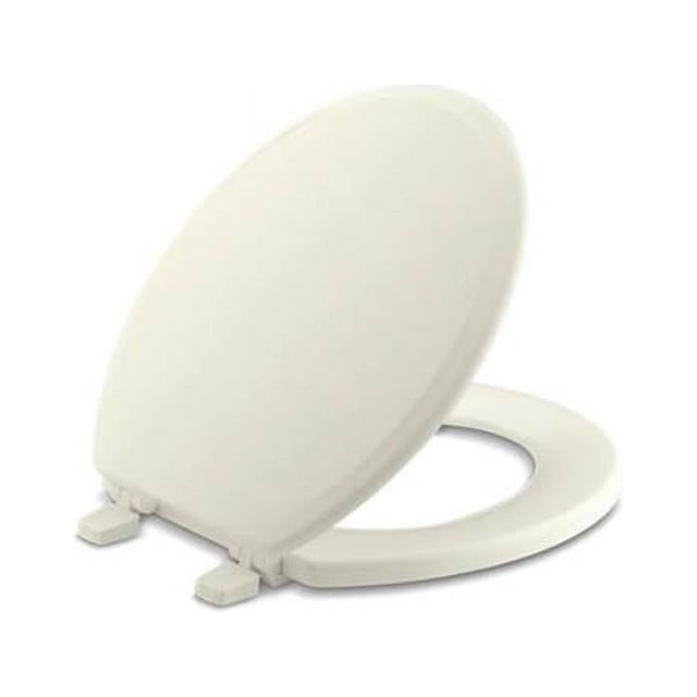 Kohler K-4695-96 Siège de Toilette Rond en Bois de Faîte&44; Biscuit