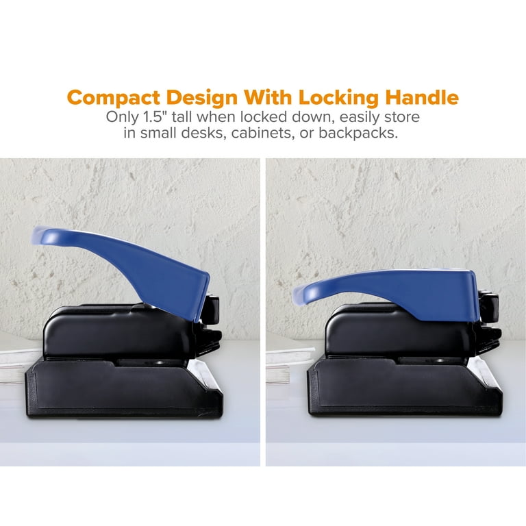 Amazon | Bostitch 3穴パンチ 12枚 ネイビーブルー(KT-HP12-BLUE