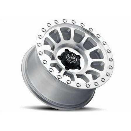 ICON ALLOYS HULSE SILVER MACHINED 17 X 8.5 / 6 X 5.5 / 0MM / 4.75IN BS
