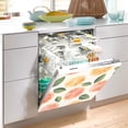 thumbnail image 2 of Yayeee Magnetic Dishwasher Cover for The Front Decoration Home Kitchen Machine Sticker Protector, Watercolor Orange, 2 of 6