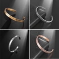 thumbnail image 3 of COOLHOOD Ayatul Kursi Sutra Cuff Bracelet Stainless Steel Jewelry Personality Arabic God Bracelets, 3 of 3