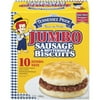 Odom's Tennessee Pride Jumbo Sausage & Buttermilk Biscuit Sandwiches, 10 ct