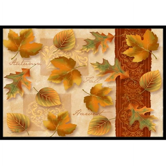 Carolines Treasures PTW2001JMAT Automne Feuilles d'Intérieur et d'Extérieur Tapis- 24 x 36 Po.