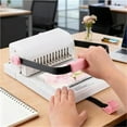 thumbnail image 3 of Wire Or Spiral Coil Compatible Cinch Book Binding Machine With Integrated Slide Ruler For Making Professional Thick Boo ,Easy to Use, 3 of 6