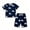 Navy, variant on Gyexs Boys Cotton Shorts Set 2 Piece Summer Clothes Toddler Excavator Print Cute Outfits White, 7-8 Years