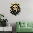 thumbnail image 4 of Resin Animal Wall Decor under $5! Yannianjz Resin Animal Head Wall Mount, Wolf Leopard Bear Bust Sculpture, Home Decor Wall Art for Living Room and Bar, 4 of 6