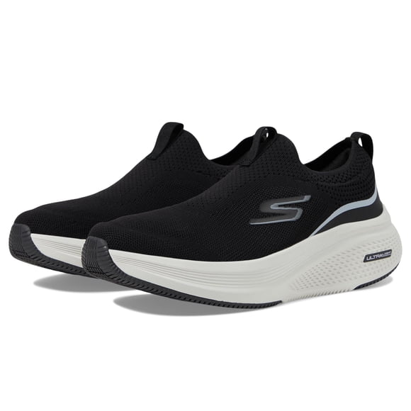 Zapatilla Skechers Go Run Elevate 2.0 Cadena para mujer, negro/gris