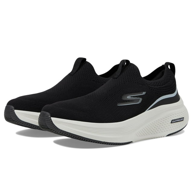 Zapatilla Skechers Go Run Elevate 2.0 Cadena para mujer, negro/gris