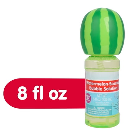 Play Day Watermelon Scented Bubble Blowing Solution for Kids - 8oz