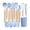 Blue, variant on Ergonomic Handle Kitchen Utensils Set Silicone Materials Heat Resistant Up To 200C Safe Cooking Tool For Home Use