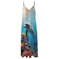 thumbnail image 4 of Cute Whale Sleeveless Dress Woman Fashion Long Dresses Women's Summer Suit Dress Summer 2025 Women, 4 of 6