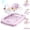 Pink, variant on COLIKES Baby Walker for Girls 5 in 1, Foldable Baby Activity Walker Bouncer for 6-12 Months Infant with Wheels, Adjustable Height, Music Light, Pink