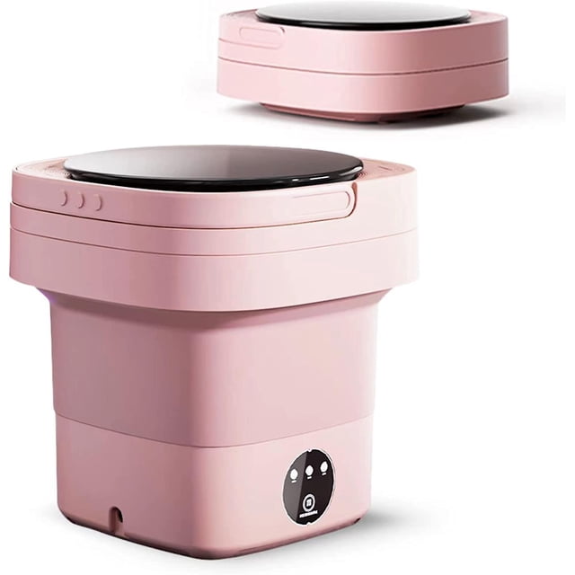 Lavadora portátil, mini lavadora plegable y secadora giratoria Lavadora pequeña con 3 modos para viajes, vehículos recreativos, campamentos, apartamentos o lavandería doméstica utilizada (pin