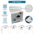 thumbnail image 6 of Laundry Room Wash Table Runner, Washing Machine Kitchen Table Runners Dress Scarves for Table Decorations Party/Restaurant/Indoor Outdoor Use, 13x36in, 6 of 9