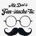 thumbnail image 5 of My Dad Is Fan-Tache-Tic Dad Jokes for Father's Day Adult White Crew Neck Long Sleeve Tee-XL, 5 of 6