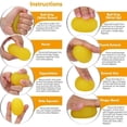 thumbnail image 5 of Bolas de agarre en forma de huevo, 3 piezas Entrenador de manos Entrenador de dedos Bolas de agarre en forma de huevo, Dispositivo de entrenamiento de manos de bola Bolas antiestrés Entrenador de dedos con diferentes grados de dureza Rojo+Amarillo+Azul Sailing Electrónica, 5 of 5