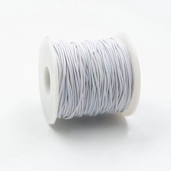 Bovemsi Corde Élastique de Jeu Perlée 100 m Artisanat Corde Élastique Ronde