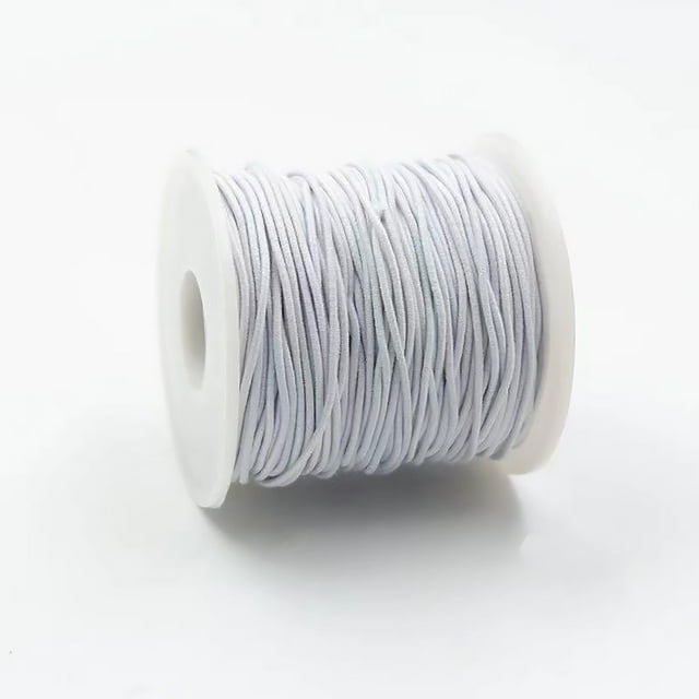 Bovemsi Corde Élastique de Jeu Perlée 100 m Artisanat Corde Élastique Ronde