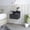 Black, variant on 13.23" Deep - Drawer Storage - Wall - Mounted in Bathroom - Durable and Useful