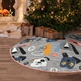 thumbnail image 6 of Daiia Dog Drawing Merry Christmas Tree Skirt , Xmas Large Lace-up Tree Skirt, Santa Snowflakes Rustic Home Decorations New Year Party Farmhouse Decor-30", 6 of 7