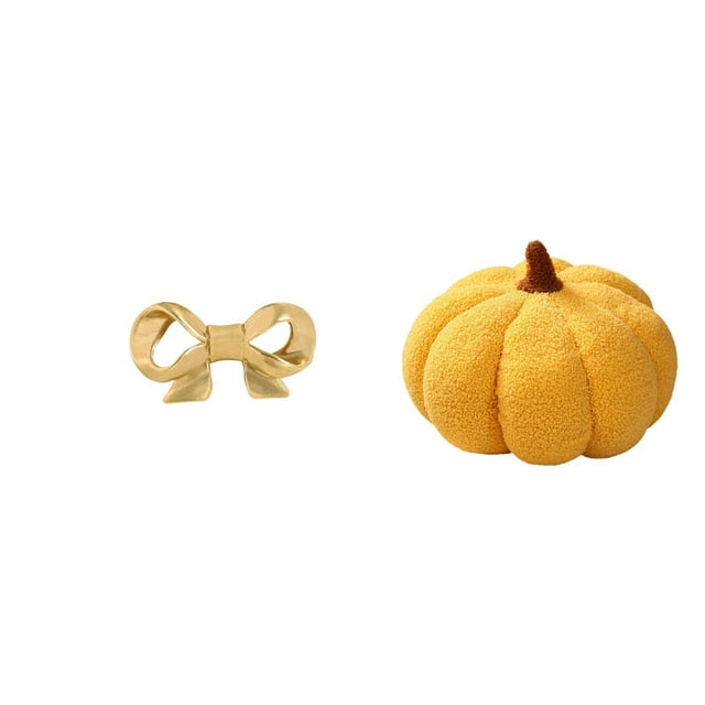 Asa de mueble,Tirador de latón con forma de lazo para muebles o armario,Tirador de puerta de armario con forma de arco,tirador de cajón de cocina,Almohadas de calabaza de Halloween,Cojines de