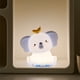 thumbnail image 1 of Luz nocturna de elefante | Lámpara de dormir de dormitorio de silicona • USB recargable • Control de toque regulable • Rosa, azul | Iluminación ambiental de mesilla para protección ocular | Batería, 1 of 6