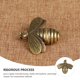 thumbnail image 3 of Colgante especial premium de latón con colgante de abeja para decoración de llavero, 3 of 5