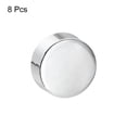 thumbnail image 3 of Uxcell Mirror Holders Clips, 8Pcs Mirror Mounting Clips for 6-7mm Thick Mirror Glass Dresser Bathroom(20mm Silver), 3 of 6