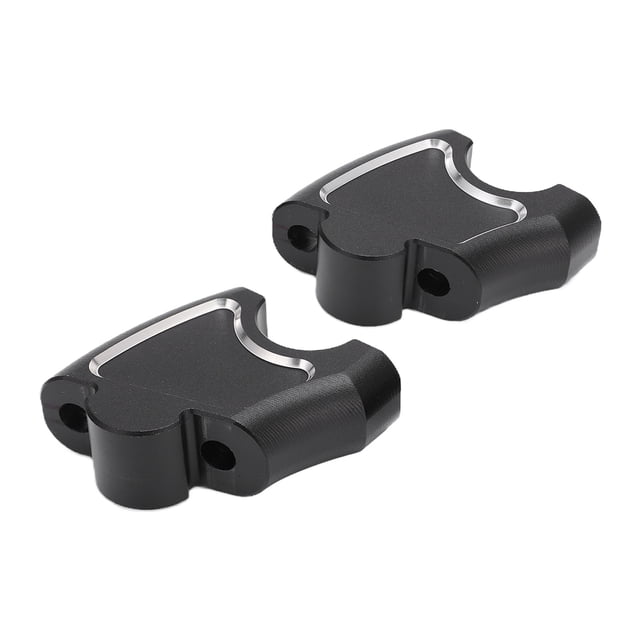 Handlebar Riser, Aluminum Alloy Motorcycle Riser Durable For Motorcycle Shop Replacement For CMX500 Rebel500 CMX300 1100 2017-2020 For Garage Black,Black And White