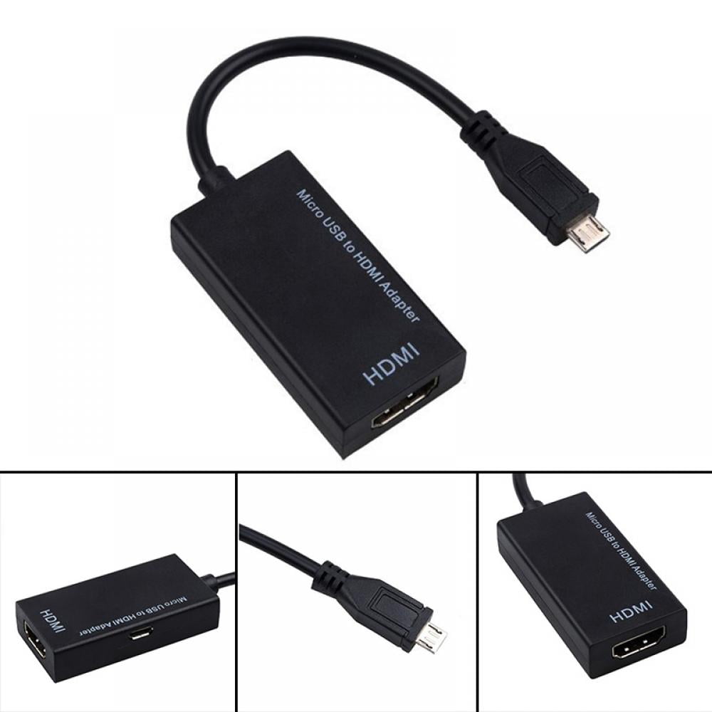 Micro USB to HDMI 1080P Cable USB 2.0 HDMI Adapter for Android Phone Supports Video - Walmart.com -