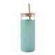 thumbnail image 3 of Silicona Alta Paja De Vidrio De Borosilicato Botella De Vidrio De Una Sola Capa 600Ml Taza De Té Con Tapa De Bambú Manga De Aislamiento De Paja Para Oficina Hogar 1Pcs Manga Vogacara HA026595-09, 3 of 6