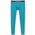thumbnail image 5 of TANBOM Men's Bamboo Viscose Thermal Pants Comfortable Warm Stylish Elasticity Breathability Green 2XL, 5 of 6