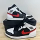 thumbnail image 1 of A i r-Jor-dan 1 Mid Chile Red White Sz 8, 1 of 6
